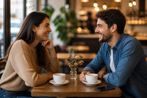 couple on first date
