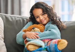 child and bear