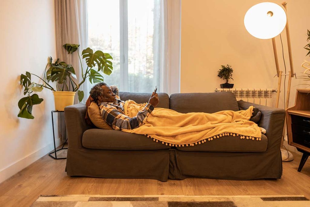 sofa surfing man homelessness