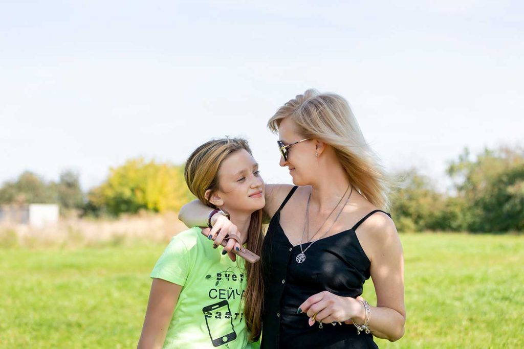 mum and kid Cope With So Many Changes