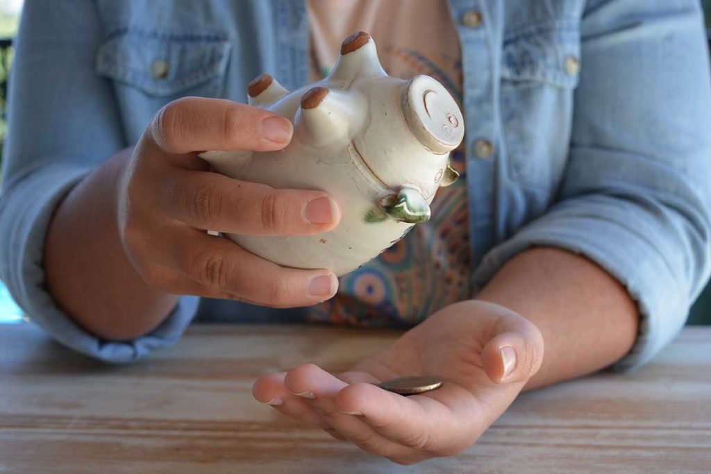 piggy bank for budgeting tips
