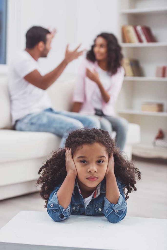 child with divorcing parents