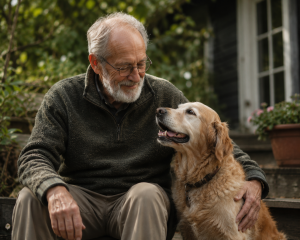 rediscovering yourself after a breakup After a Breakup - man and his dog